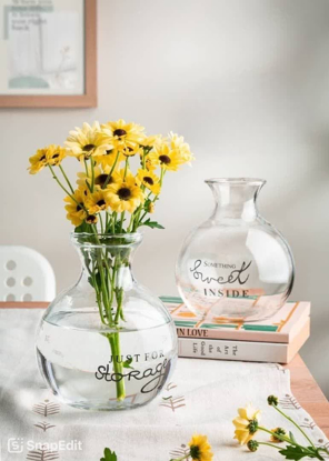 تصویر از گلدان بلور