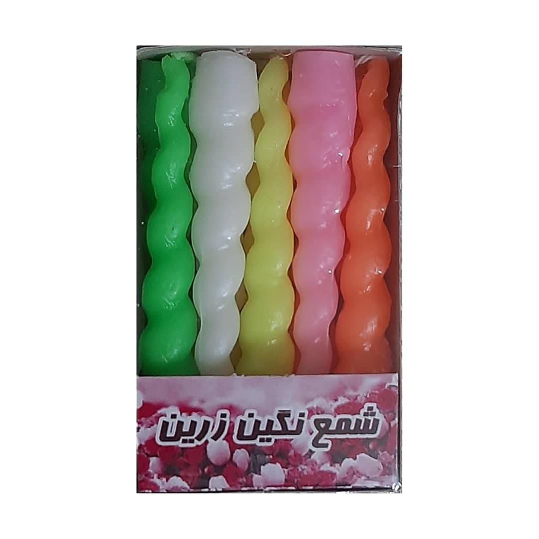 تصویر از شمع تولد10عددی رنگی