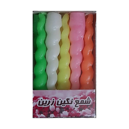 تصویر از شمع تولد10عددی رنگی