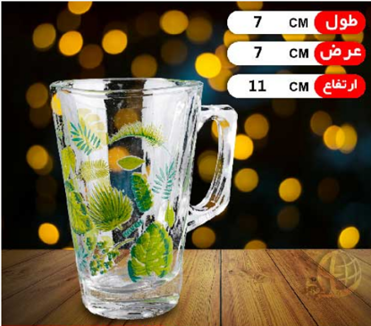 تصویر از لیوان کاسپین فله چاپی