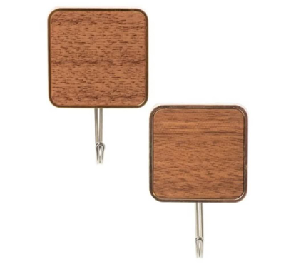 تصویر از قلاب چوبی ساده2عددی