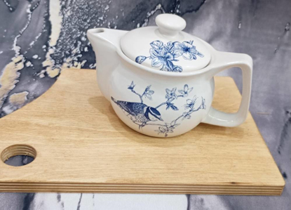 تصویر از قوری دمنوش گل ابی 400کد208صافی