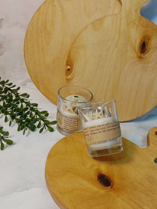 تصویر از شمع لیوانی صدف