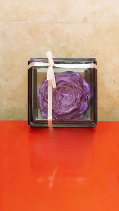 تصویر از شمع تکی گل