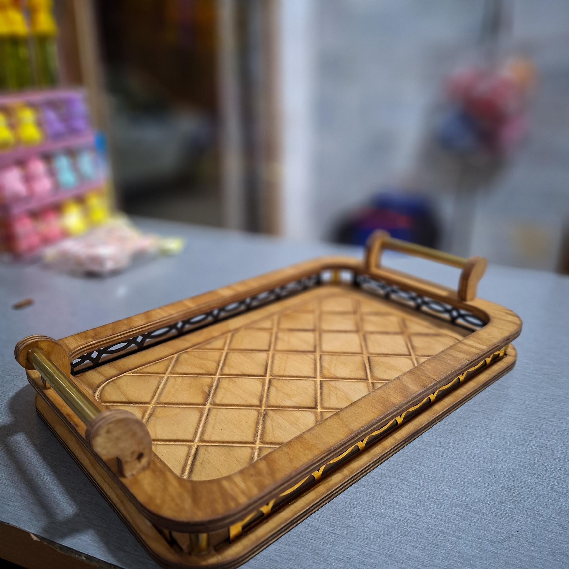 تصویر از سینی مستطیل هیوا