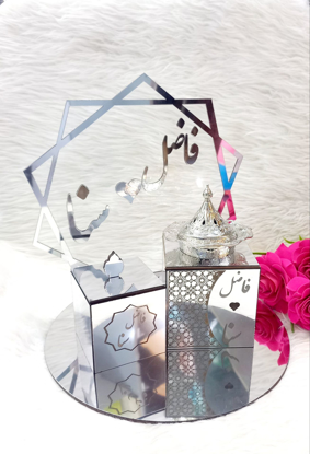 تصویر از ست سینی و بخور سوز