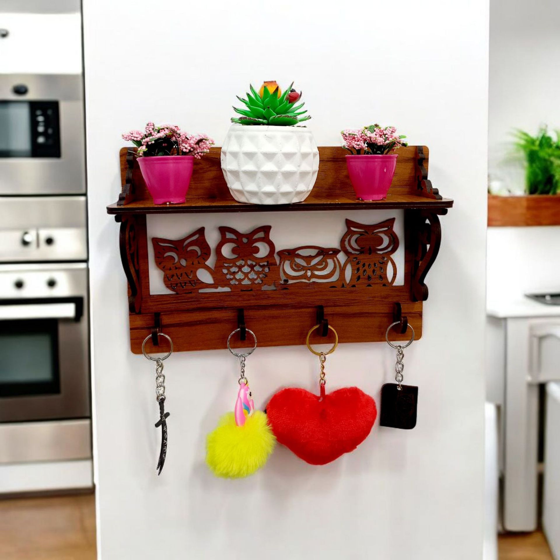 تصویر از جاکلیدی دیواری طرح جغد